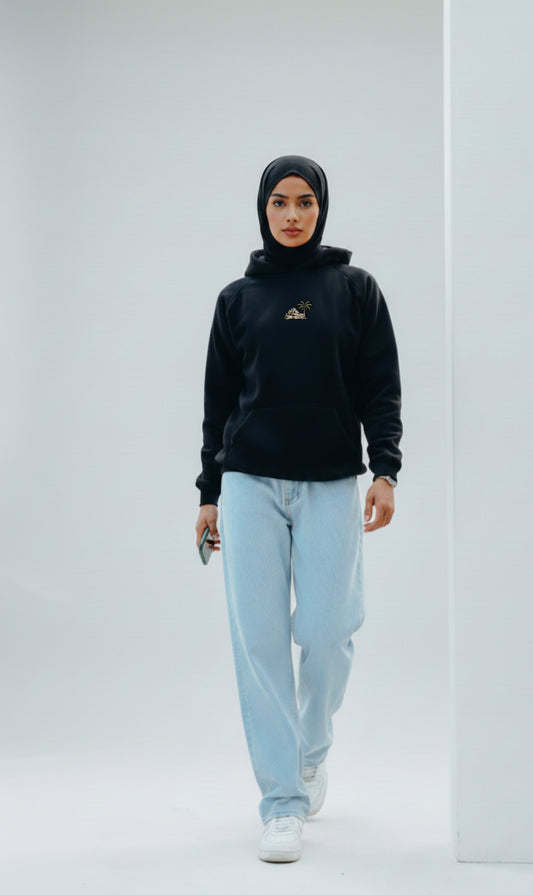 Dmisk Unisex Hoodie – Black