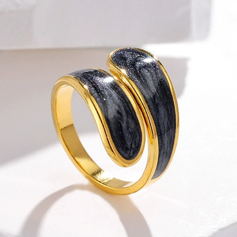 D MISK Qubra Adjustable Ring