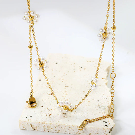 Pearl Bloom Bead Necklace