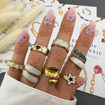 D MISK Qubra Adjustable Ring