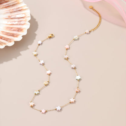 D MISK Shell Star Jewelry Set for Children