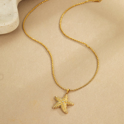 D MISK Starfish Jewelry Set