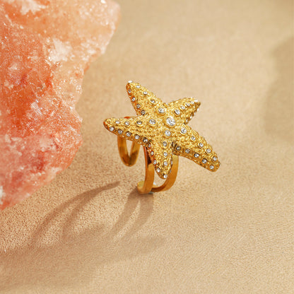 D MISK Starfish Jewelry Set