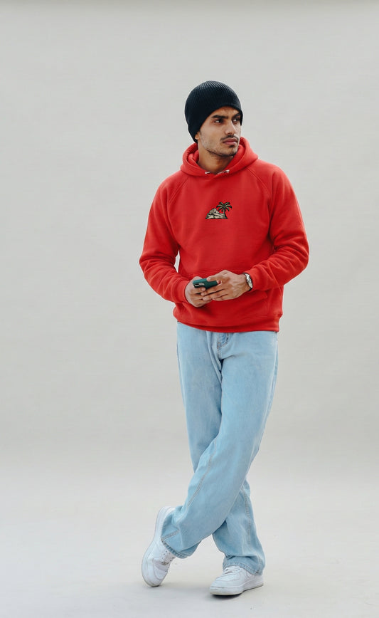 Dmisk Unisex Hoodie – Red