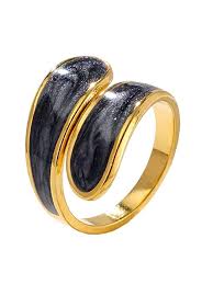 D MISK Qubra Adjustable Ring